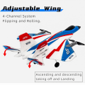Miniatyrbild 4 av 6: F22 RC Foam Plane 4 Channels 6G Auto Stabilization with 4K Kamera Stunt Fjärrkontroll Flygplan Flygplansleksaker för barn BM16 F22 with 4K