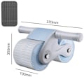 Miniatyrbild 1 av 6: ABS Wheel Roller Automatisk Rebound Buke Stum Buke Roller Training Tränare Armmuskler Kroppsbyggande Fitness Style C Gray