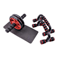 Miniatyrbild 2 av 6: Motståndsband Push Up Stand Bar bukhjul multi