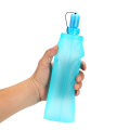 Miniatyrbild 1 av 6: Vattenflaska TPU Vikbar mjukvattenflaska utomhus blue 250ml 540119