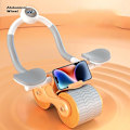Miniatyrbild 2 av 6: Ab Roller Wheel Automatisk Rebound Med Counter Anti-slip Maghjul Push-up Roll Trainer Gym Hem träningsutrustning Blue