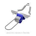 Miniatyrbild 1 av 6: 2 i 1 Abdomen Roller Abdominal Roller Exerciser A Blues