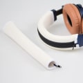 Miniatyrbild 2 av 6: Högkvalitativt cover Dragkedja Kudde Skydd för Audio Technica ATH-M50X ATH-M30X ATH-M40X Headset Gamer WHITE