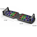 Miniatyrbild 6 av 6: Push Up Board Bärbar Multi träningsutrustning Push Up Bar för hemgymutrustning Kroppsbyggande Fitness Sport set2