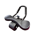 Miniatyrbild 3 av 6: Ny design 2 hjul Abs Roller Exercise Curl Abdominal Automatisk Rebound Auxiliary Ab Gummi Roller Wheel