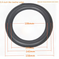 Miniatyrbild 1 av 6: Högtalarreparation Delar Tillbehör skumkant Folding Ring Subwoofer 4/5/6/8/10 tums bashögtalare Style E
