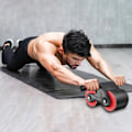 Miniatyrbild 2 av 6: Anti-Slip Abdominal Wheel Automatisk Rebound Abdomi Hamstring Curl Strap