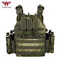 Miniatyrbild 6 av 11: Yakoda gränsöverskridande utomhus snabb demontering taktisk väst utomhusutrustning 6094 taktisk väst CS träningsutrustning Army Green Average code (size adjustable)