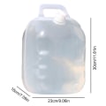 Miniatyrbild 6 av 6: 5L-20L Camping vikbar vattenpåse Bärbar vattenhink med stor kapacitet Vatten multifunktionsförvaring Vattentank för bil utomhus Blue 5L 10L