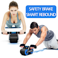 Miniatyrbild 6 av 6: Ab Roller Wheel slide Automatisk Rebound Flat Plate Red Gym Roller