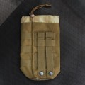 Miniatyrbild 5 av 6: Tactical Molle Vattenflaskväska Militär Utomhuscamping Vandring Dragsko Vattenflaskhållare Multifunktionsflaskpåse Khaki with strap