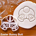 Miniatyrbild 4 av 5: 1~5 STK 1-påsk Cookie Cutter Bakverk Påskhare Kanin Molds Kökstillbehör Bakverktyg Barnpresent påsk Style C 3pcs