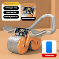 Miniatyrbild 3 av 6: Abdominal Roller Wheel Träning Automatisk Rebound Orange with Timer