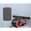 Miniatyrbild 1 av 6: Pousbo® Automatic Rebound Abdominal Wheel Kit Fitn Black Red