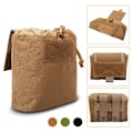 Miniatyrbild 3 av 6: Vikbar Tactical Molle Magazine Dump Drop Pouch Vikbar militär utomhusjakt Utility Recovery EDC Tool Ammo Midjeväska MC