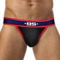 Miniatyrbild 5 av 6: ORLVS Hot Bekväm Tight Herr Underkläder Strings Jockstrap Rygglös Andningsbar bomull Jockstrap Homme Slip Erotisk String Homens Blue XL