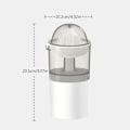 Miniatyrbild 1 av 6: 6 Blades Blender Mini Elektrisk Juicer Cup För Resor 400 Ml Bärbar Juicer Mixer USB Juice Blender Smoothie med färsk frukt 6 Blades Blue 2 Cups