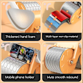 Miniatyrbild 3 av 6: Ny version Ab Two Wheels Roller Automatic Rebound Ab Wheel Roller Abdominal Core Trainer