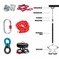 Miniatyrbild 1 av 6: Bungee Dance Resistance Bands Fitness Aerial Yoga Cord Pilates Elastisk Suspension Sling Antigravity Yoga Trainer Pull Rope Full set Red 90-110kg