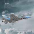 Miniatyrbild 5 av 6: Wltoys A290 F16 3CH RC Flygplan 2.4G Fjärrkontroll Fixed Wing A200 RC Airctaft Landing Glider Planes Modell Skumleksaker för pojkar A290 2Bats