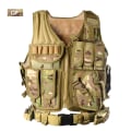 Miniatyrbild 1 av 11: Outdoor Summer Mesh Andas träningsväst Multifunktionell Special Forces Väst Cs Field Tactical Väst CP camouflage Average code (size adjustable)