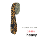 Miniatyrbild 1 av 6: Long Booty Band Höft Circle Loop Resistance Band Träningsövning för ben Lår Glute Butt Squat Halkfri design leopard heavy-W3