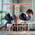 Miniatyrbild 5 av 6: Roterande Push Up-grepp Multifunktionshalkfritt Push Up-handtag Bärbar styrketräningsutrustning Roterbart Push-up-fäste pair