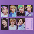Miniatyrbild 1 av 6: Kpop ITZY Blah Blah Blah PhotoCards två gånger MELLAN 1&2 lomo-kort för fans samlingskort RM-fotokort E-7PCS