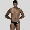 Miniatyrbild 5 av 6: Nyankomst Sexiga Reuable Män Underkläder Strukturell Skönhet Upphöjd Pounch Man Trosor Andas Herr String G-String Cueca OR213-Black M