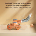 Miniatyrbild 4 av 6: Maghjul Automatisk studsande mage Sammandragning Balanserat hushållsstöd Tränare Rull Fitness Orange Gray with timer