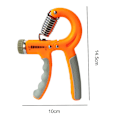 Miniatyrbild 1 av 6: Räknedynamometer Handgrepp Fitness Handgrepp 5-60 kg Handträning Gripper Gymutrustning Handledsrehabiliteringsutvecklare 10-60KG Orange5