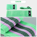 Miniatyrbild 1 av 6: 1st Unisex Fitness Elastiskt Band för Sport Ben Lår Glutes Butt Squat 3 Nivåer Resistance Gym Band för bred träning SKL green 60lb