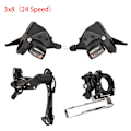 Miniatyrbild 1 av 6: ZTTO MTB Cykel 7/8/9/10/11 Hastighetssystem Vänster Höger Växlare Fram Bakväxel 21s 24s 27s 30s 33s Bike Shifting Groupset 8 Speed Kit