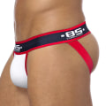 Miniatyrbild 1 av 6: ORLVS Hot Bekväm Tight Herr Underkläder Strings Jockstrap Rygglös Andningsbar bomull Jockstrap Homme Slip Erotisk String Homens White M