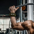 Miniatyrbild 6 av 6: Gym Lifting Straps Marklyft Fitness Handskar Vikt SHI-black