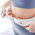Miniatyrbild 2 av 6: Rund massagerulle för midjebukmuskler Blue 1pcs