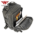 Miniatyrbild 4 av 5: 3P Attack-ryggsäck Multifunktionell utomhusryggsäck Bärväska för en soldat Field File Bag Datorväska Vandringsryggsäck Black 40L