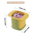 Miniatyrbild 6 av 6: Multifunktionell Grönsakshackare Pommes Frites Skärare Hushållshand Tryck Lök Tärning Gurka Potatisskivare Köksredskap A