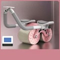 Miniatyrbild 1 av 6: Automatisk Rebound Armbågsrulle Magstyrka Pink with timer