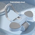 Miniatyrbild 3 av 6: Multifunctional Timing Abdominal Ab Plank Trainer With Timer AB Wheels Fitness Gym Multifunktion Timing Plank Core Trainer Orange