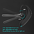 Miniatyrbild 3 av 6: 2023 Ny brusreducerande Bluetooth hörlurstråd Black