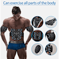 Miniatyrbild 5 av 5: Magmuskelstimulatortränare EMS ABS Fitness Träningsutrustning Muskler Elektrostimulator Toner Träning Hemmagym 04 exerciser