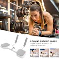 Miniatyrbild 3 av 6: Plank magmuskeltränare | Planka magmuskler Fitness utrustning | Flat Support Trainer Multifunktionella Push-up Fitnes White