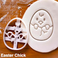 Miniatyrbild 5 av 5: 1~5 STK 1-påsk Cookie Cutter Bakverk Påskhare Kanin Molds Kökstillbehör Bakverktyg Barnpresent påsk Style C 3pcs