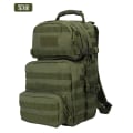 Miniatyrbild 1 av 7: Utrikeshandel Original Singel Standardvaror Utomhusväska Taktisk axelväska Molle Expansionsväska Camping Reseryggsäck 14-302 army green