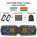 Miniatyrbild 1 av 6: Fällbar Push-up Board Support Muskelträning Multifunktionellt bord Bärbar fitness Magförstärkningsstöd Green