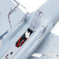 Miniatyrbild 5 av 6: C-17 RC Drone DIY Flygplan Transport Flygplan 373 mm vingspann EPP RC Drone Flygplan 2,4 GHz 2CH 3-axlig flygplansleksak för barn Gray