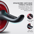 Miniatyrbild 4 av 6: Abdominal Wheel Roller Automatisk Rebound Core Musc Red