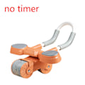 Miniatyrbild 1 av 6: 2 i 1 Abdomen Roller Abdominal Roller Exerciser A Orange no timerD