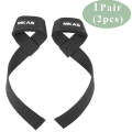 Miniatyrbild 1 av 6: Gym Lifting Straps Marklyft Fitness Handskar Vikt black 2